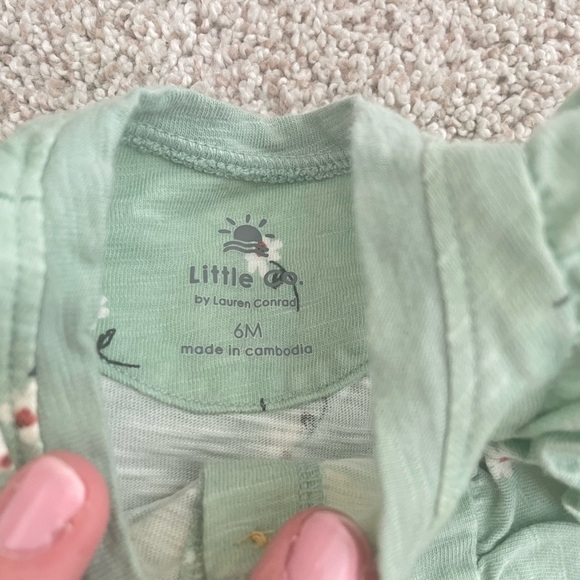 Baby girl 6 month spring summer bundle 4 items 6-12 month like new floral denim - Picture 8 of 15